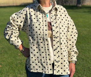 Polka Dot Shacket