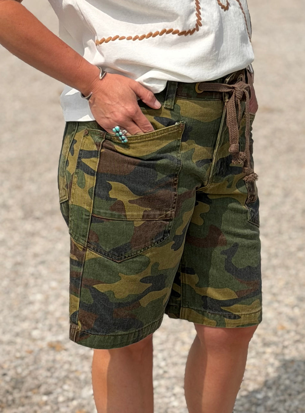 Risen Camo Bermuda Shorts