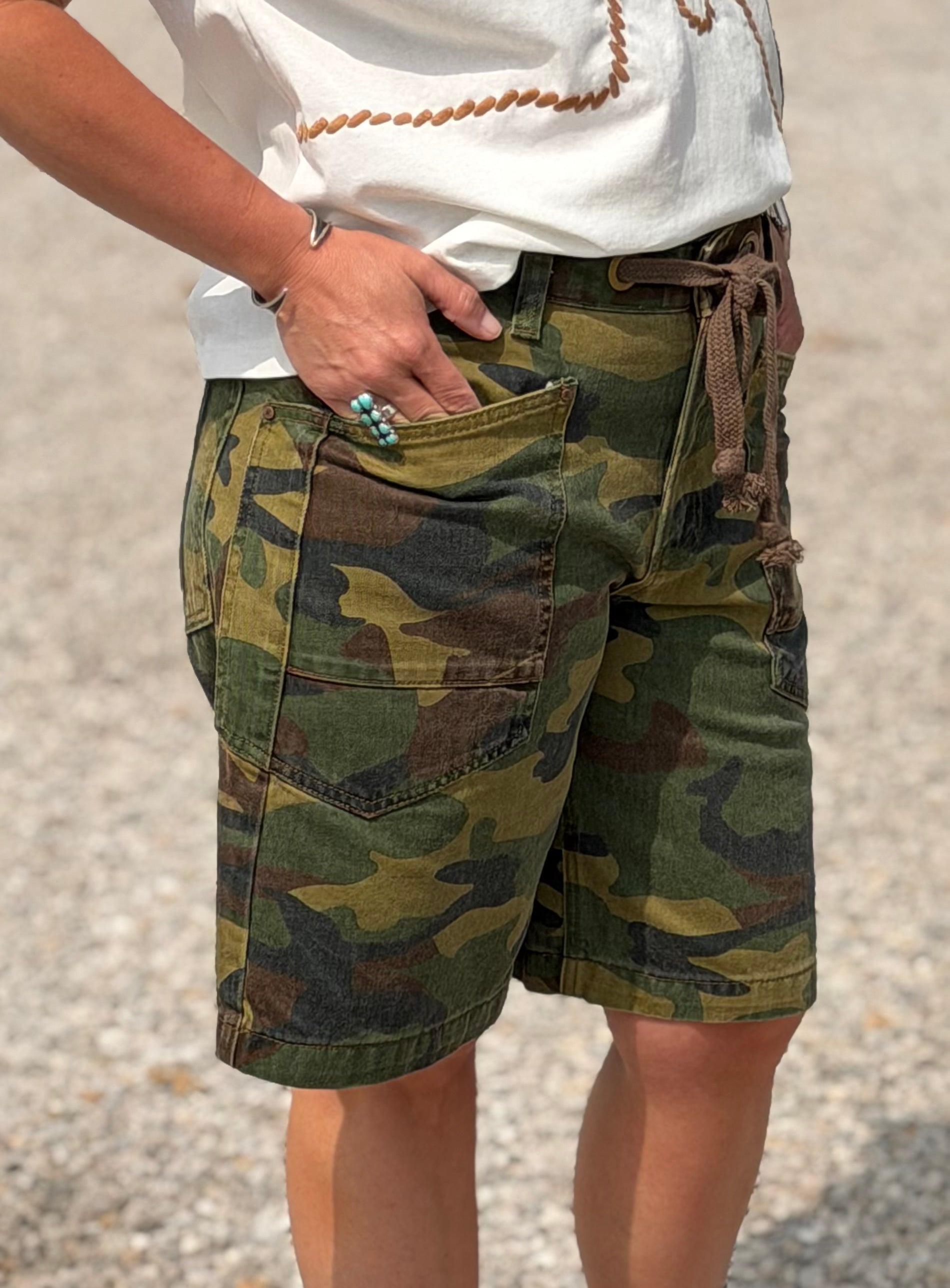 Risen Camo Bermuda Shorts