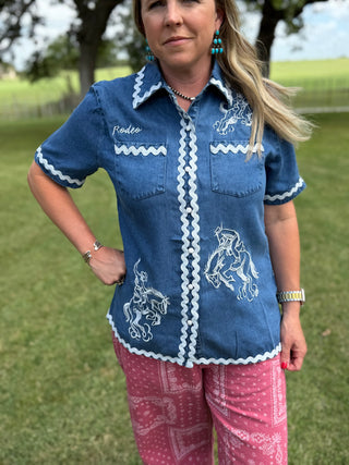 Cowgirl Kate Denim Top