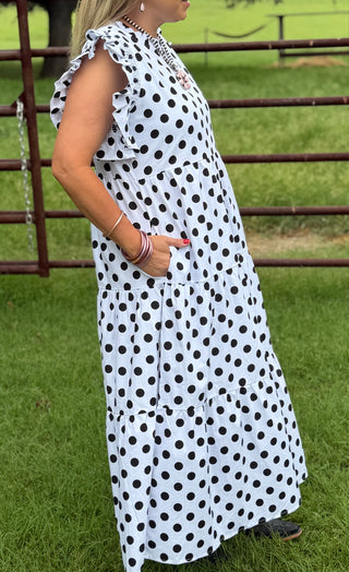 Kodi Polka Dot Maxi Dress