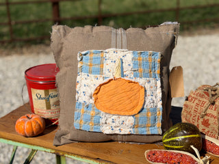 Pumpkin Cutter Quilt Pillow