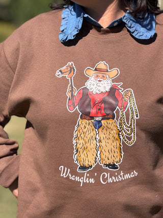 Wranglin’ Christmas Crewneck