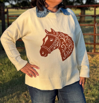 Rae Horse Sweater