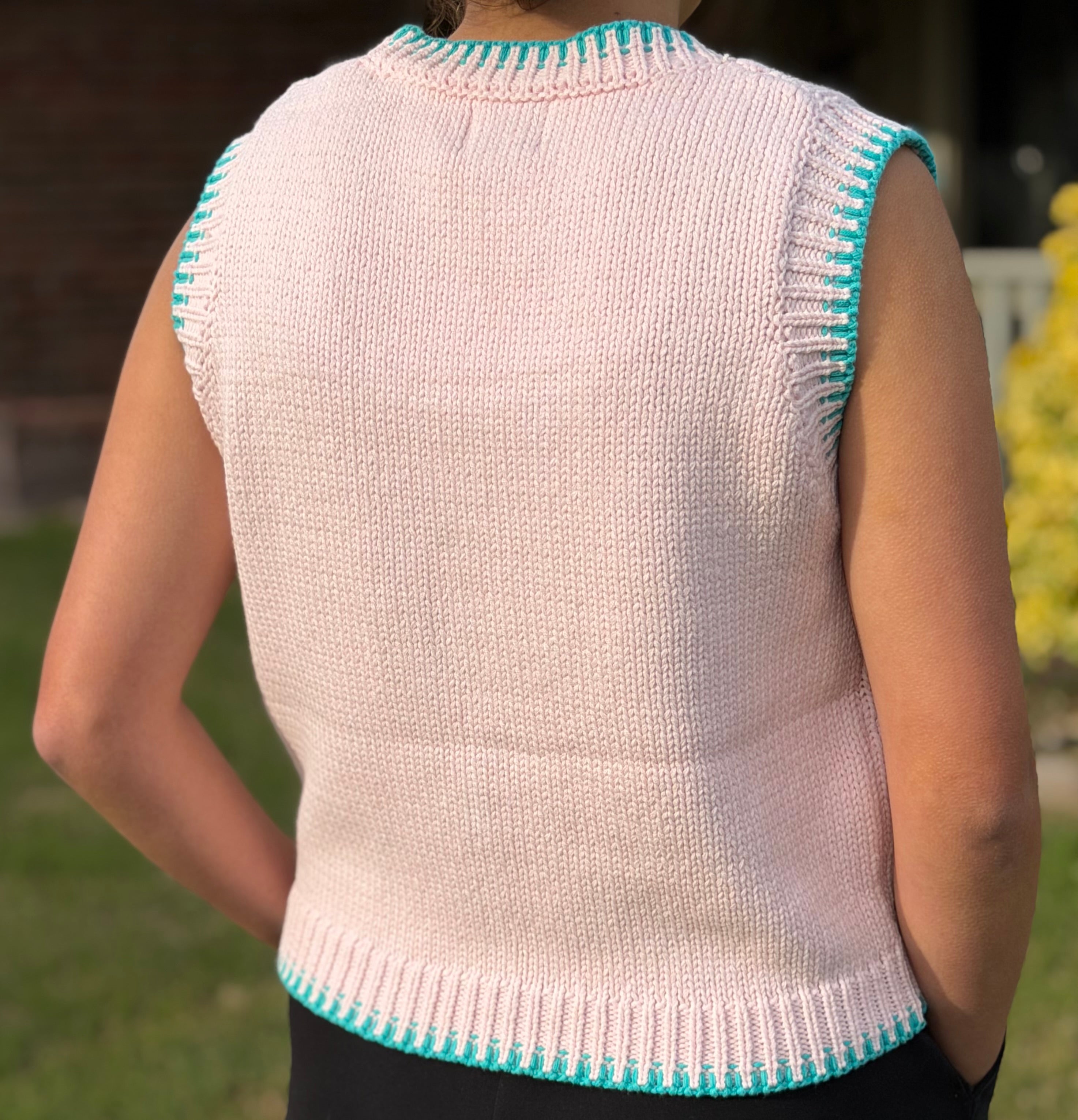 The Nicki Horseshoe Sweater Vest