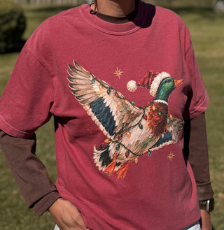 Merry Mallard Christmas Tee