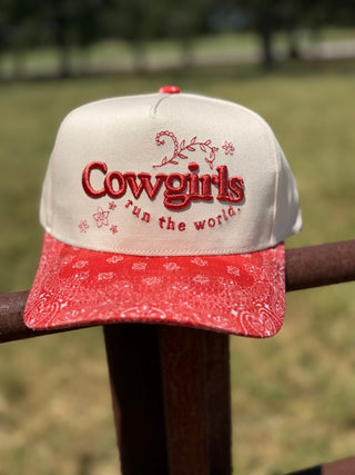 Cowgirls Run the World Hat