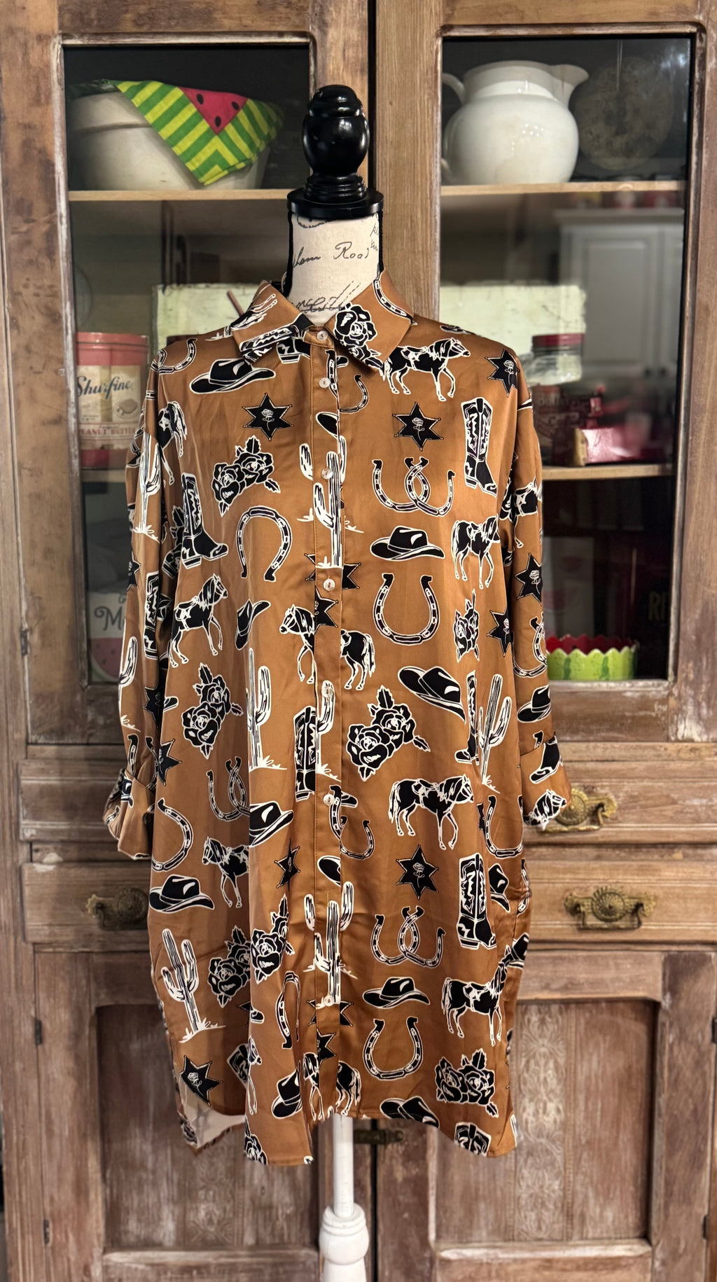 The Cowgirl Toffee Dress