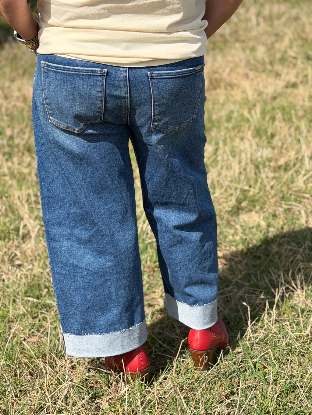Risen Classic Wide Leg Denim