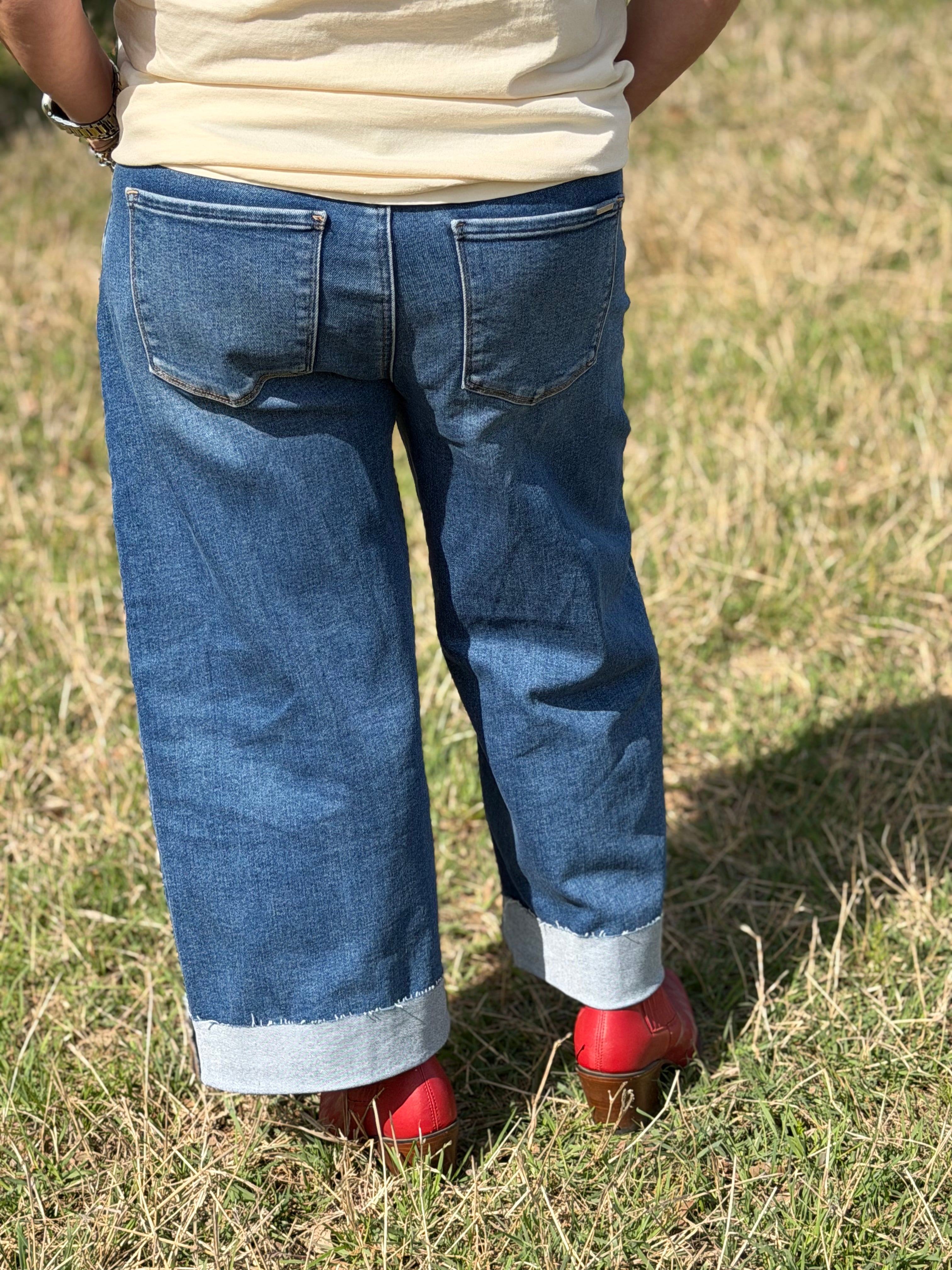 Risen Classic Wide Leg Denim