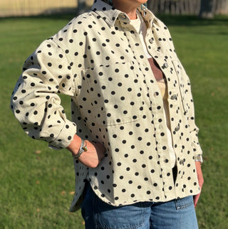Polka Dot Shacket