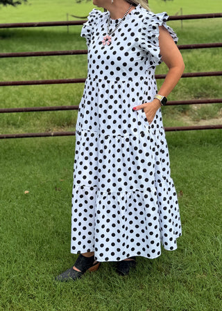Kodi Polka Dot Maxi Dress