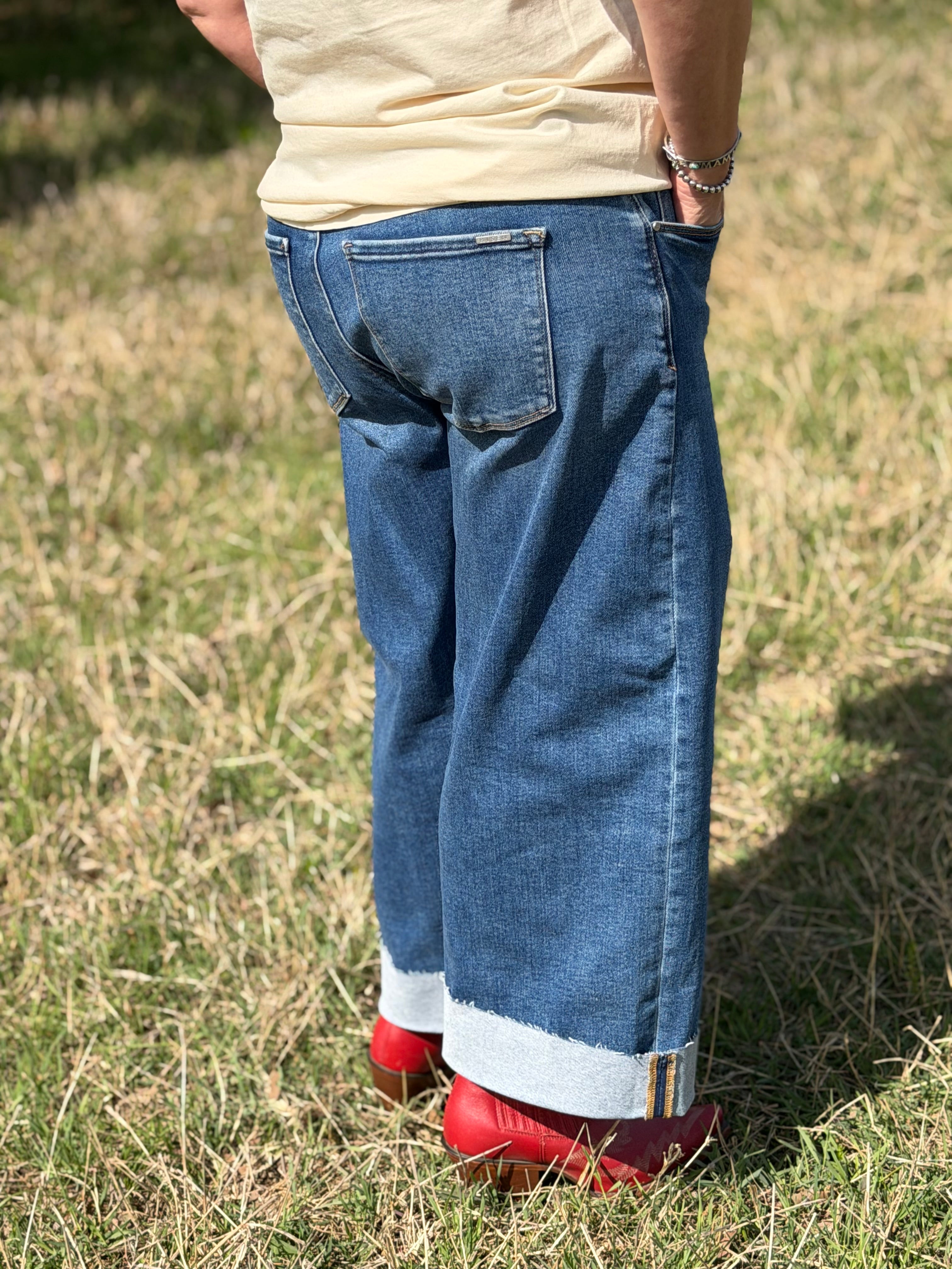 Risen Classic Wide Leg Denim