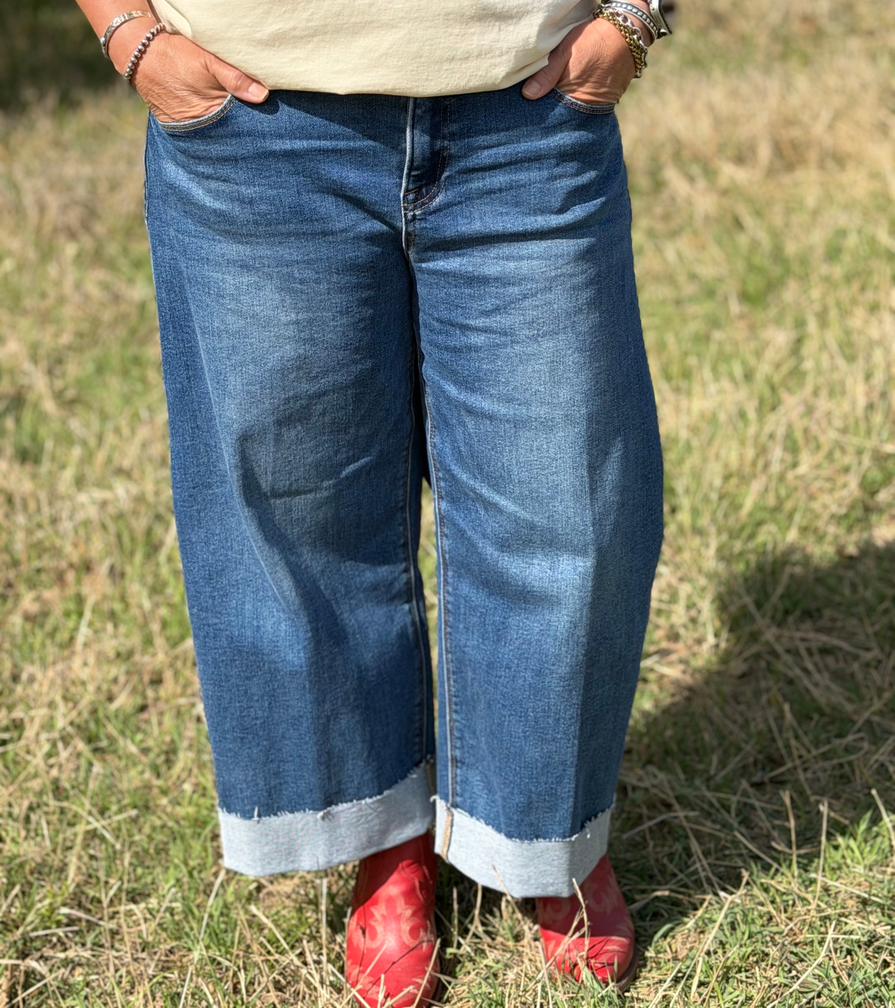 Risen Classic Wide Leg Denim