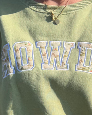 Howdy Western Patchwork Sweatshirt