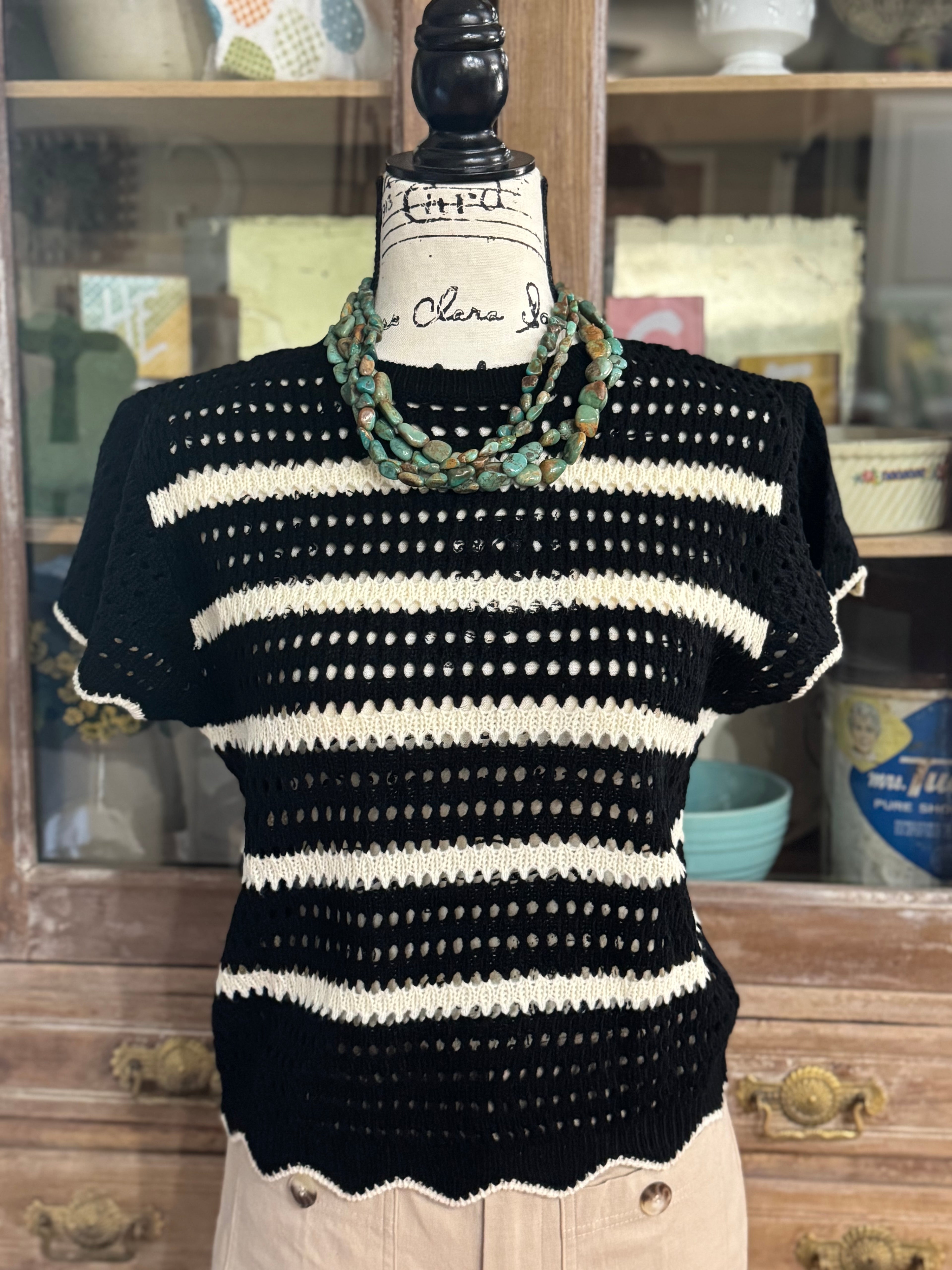 The Shirley Stripe Sweater Tee