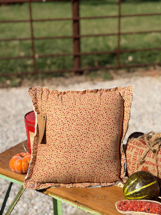 Thankful Vintage Quilt Pillow