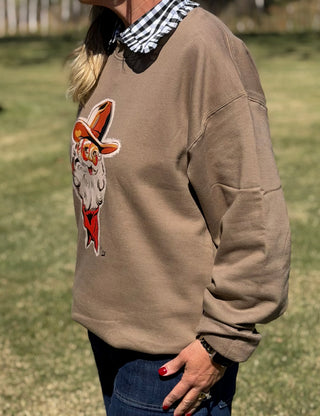 Cowboy Santa Crewneck