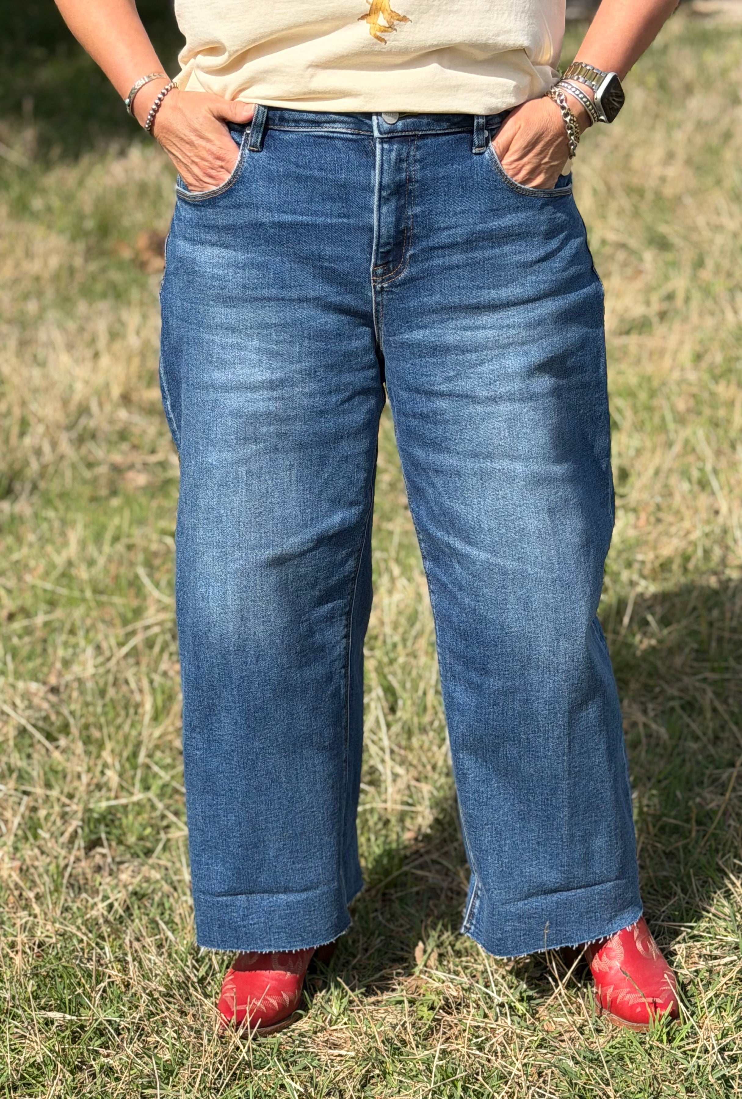 Risen Classic Wide Leg Denim