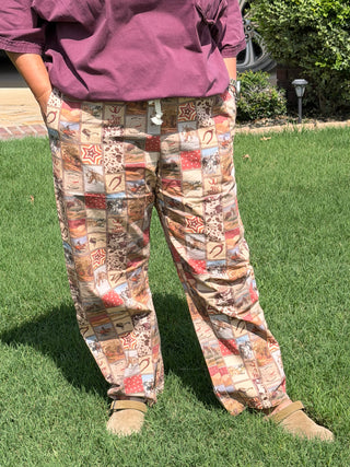 Kylee Western Barrel Pants