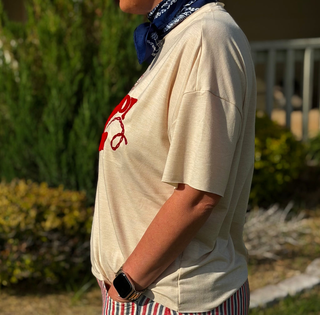 The Cowboy Up Tee