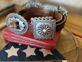 Brown Western Concho Belt