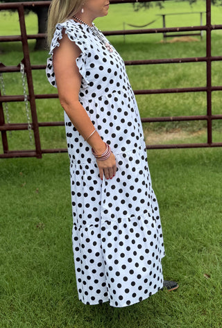 Kodi Polka Dot Maxi Dress