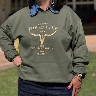 Cattle on a Thousand Hills Sweatshirt