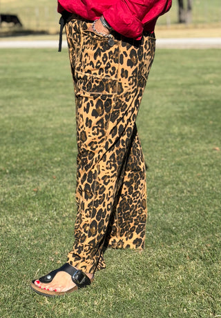 Leopard Utility Pants