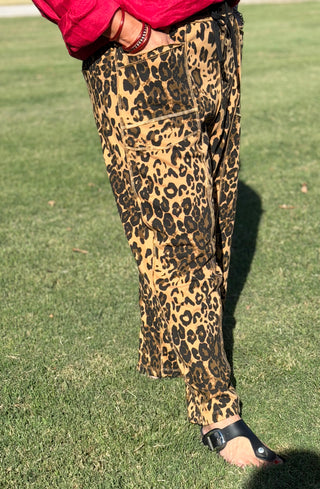 Leopard Utility Pants