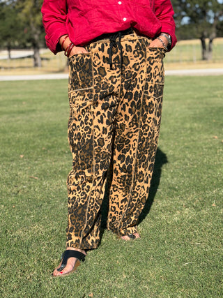 Leopard Utility Pants