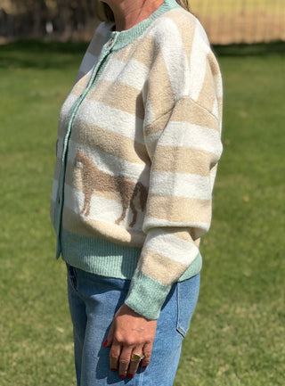 Prairie Horse Cardigan