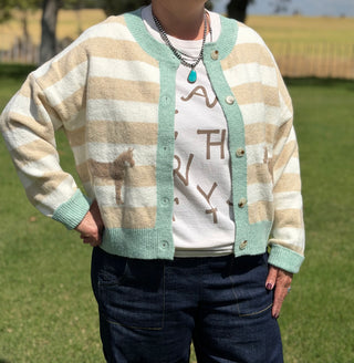 Prairie Horse Cardigan
