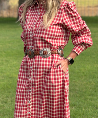 Mimi Plaid Dress