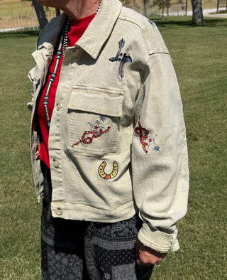 Saddle Story Embroidered Jacket