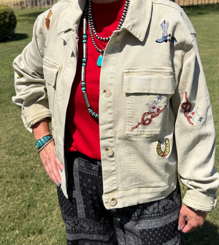 Saddle Story Embroidered Jacket