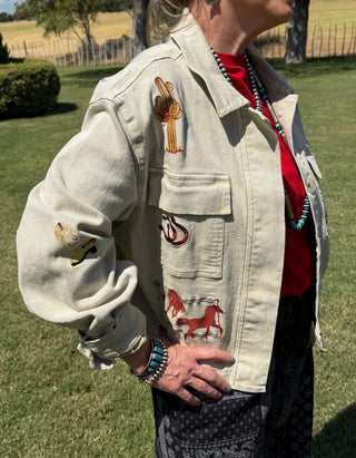 Saddle Story Embroidered Jacket