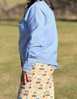 Alan Pearl Snap Shirt