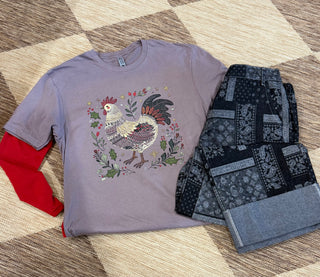 Merry Hen Christmas Tee