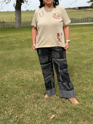 Rustic Ranch Embroidered Tee