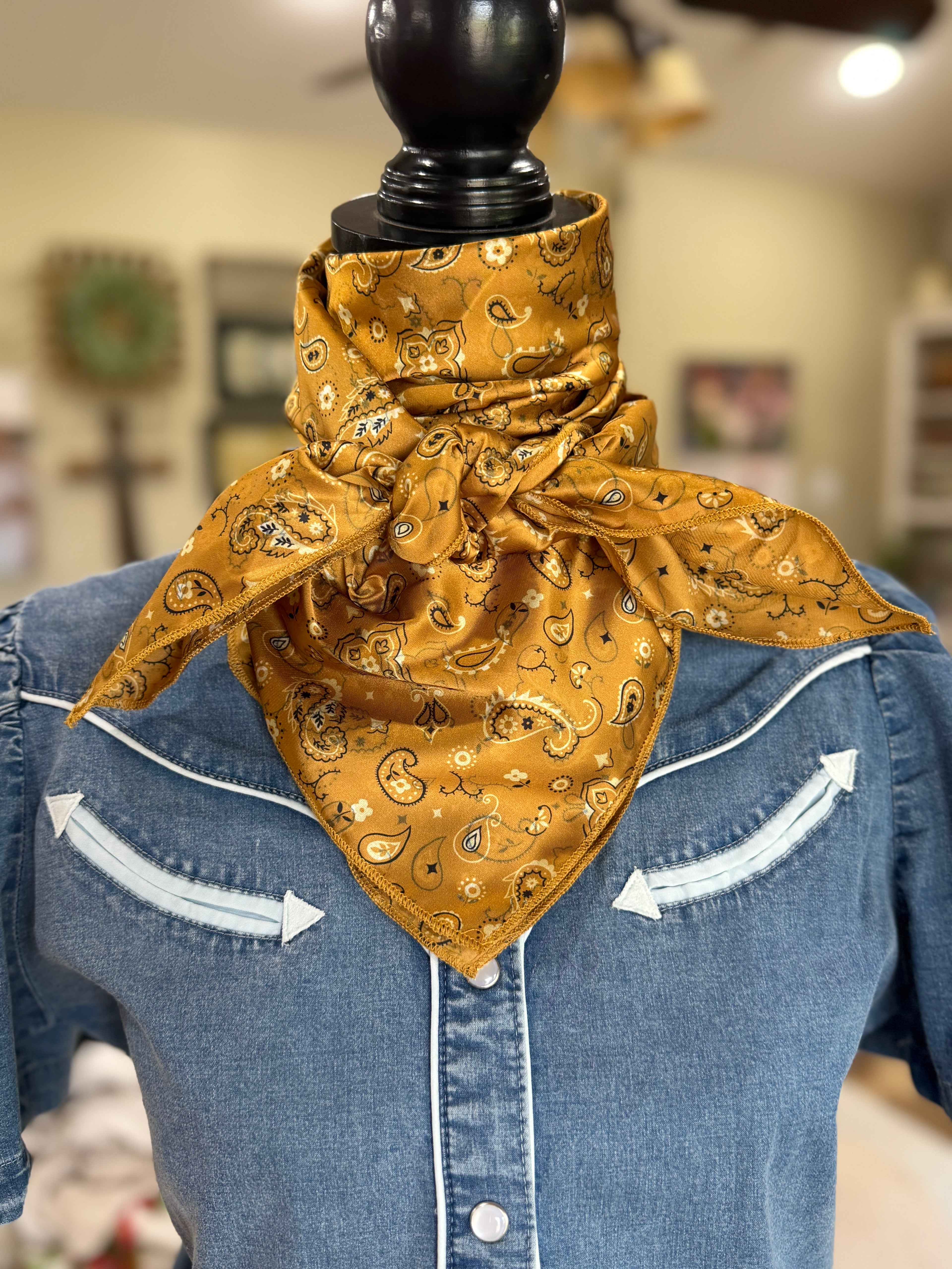 Mustard Bandana Wild Rag
