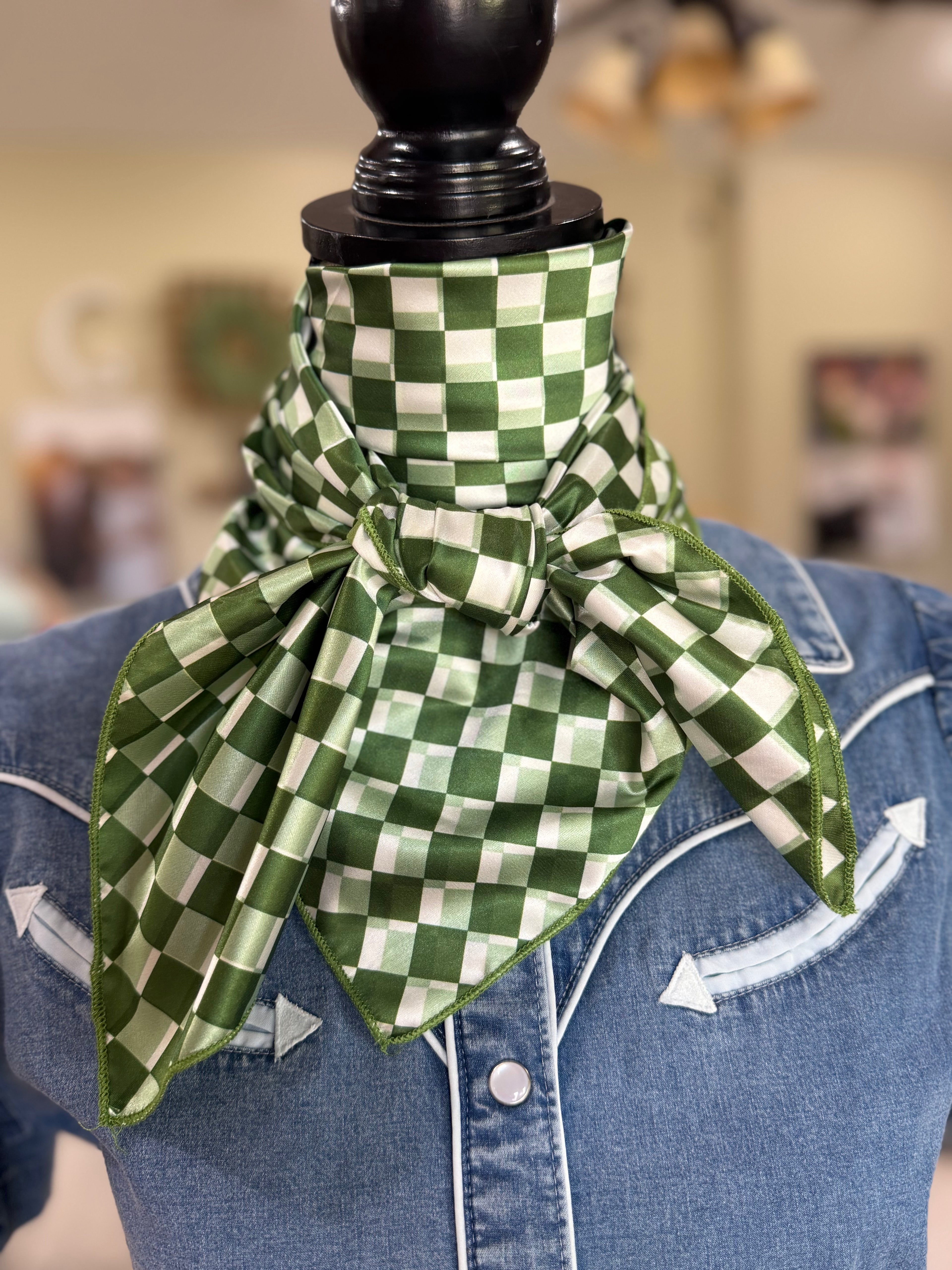 Pep Rally Green Wild Rag