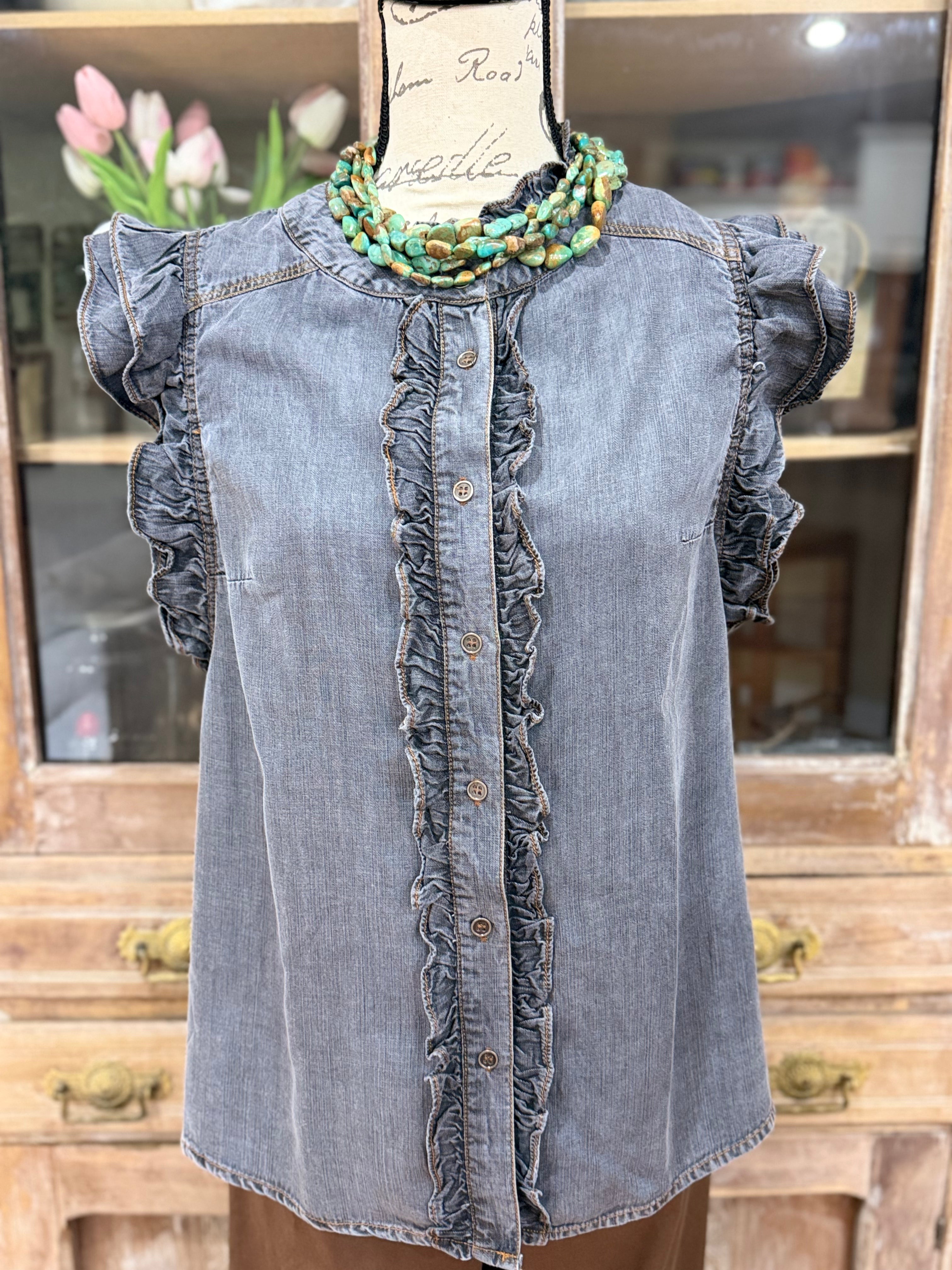 The Amber Ruffle Top