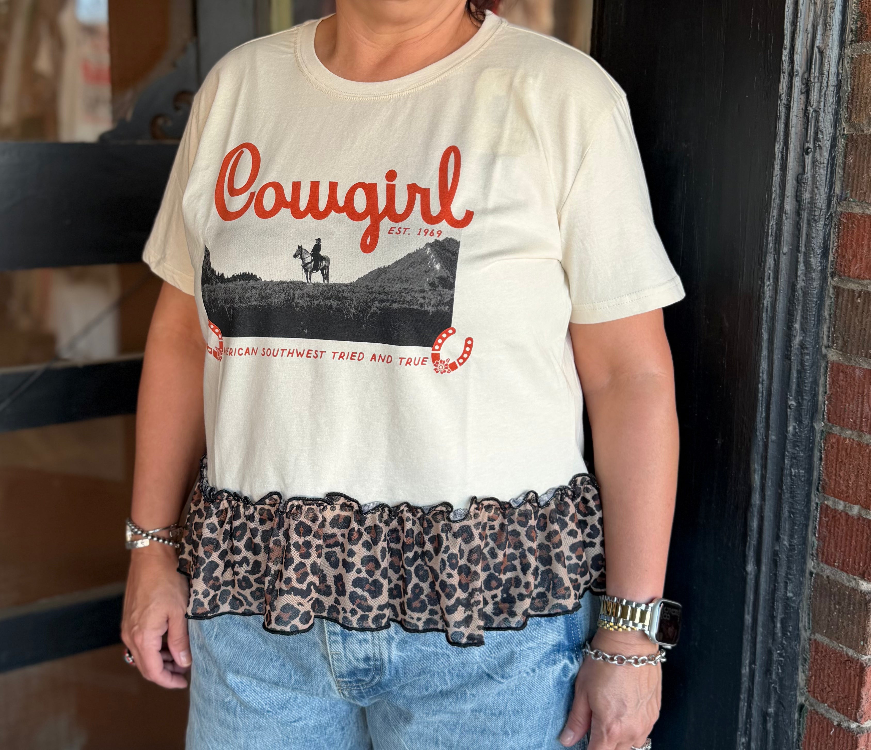 The Tried and True Leopard Cowgirl