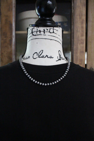 6mm Navajo Pearl Necklace 18"
