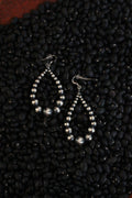 Teardrop Hoop Navajo Pearl Earrings