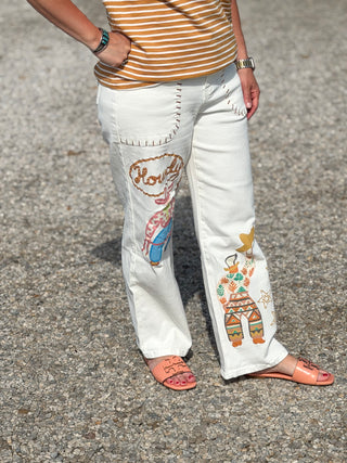 The Howdy White Jeans