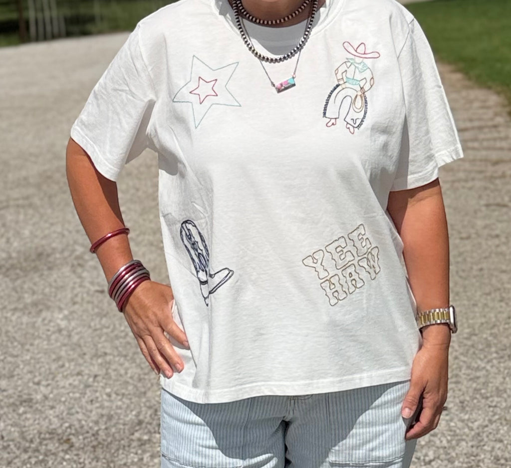 The Yeehaw Star Tee