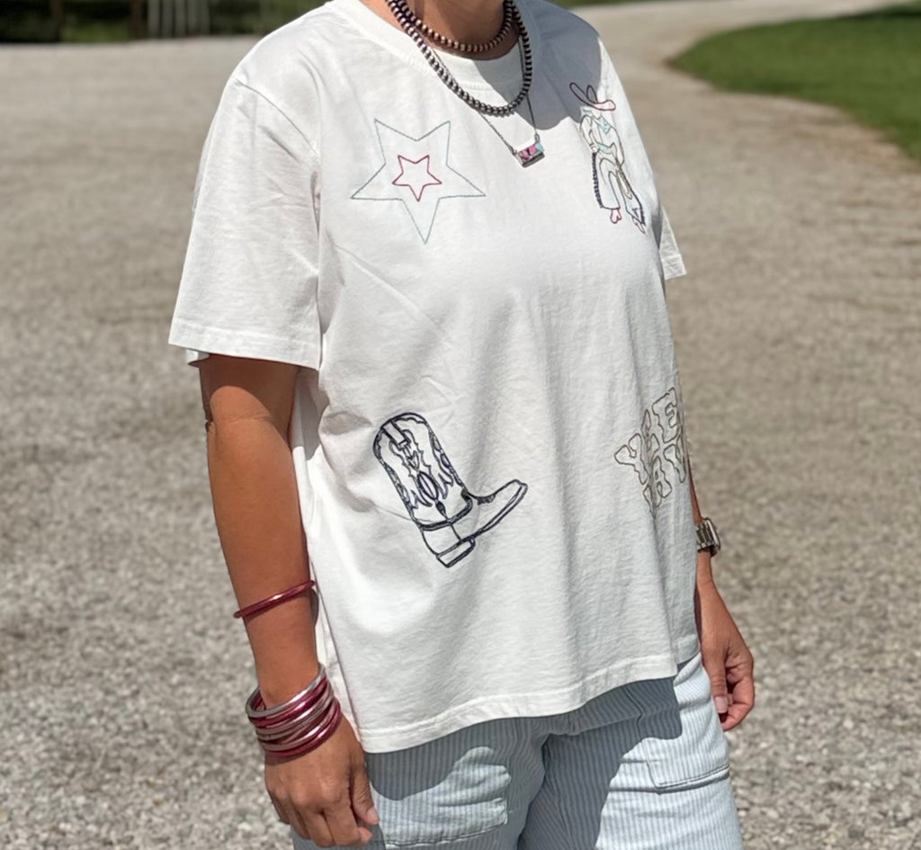 The Yeehaw Star Tee