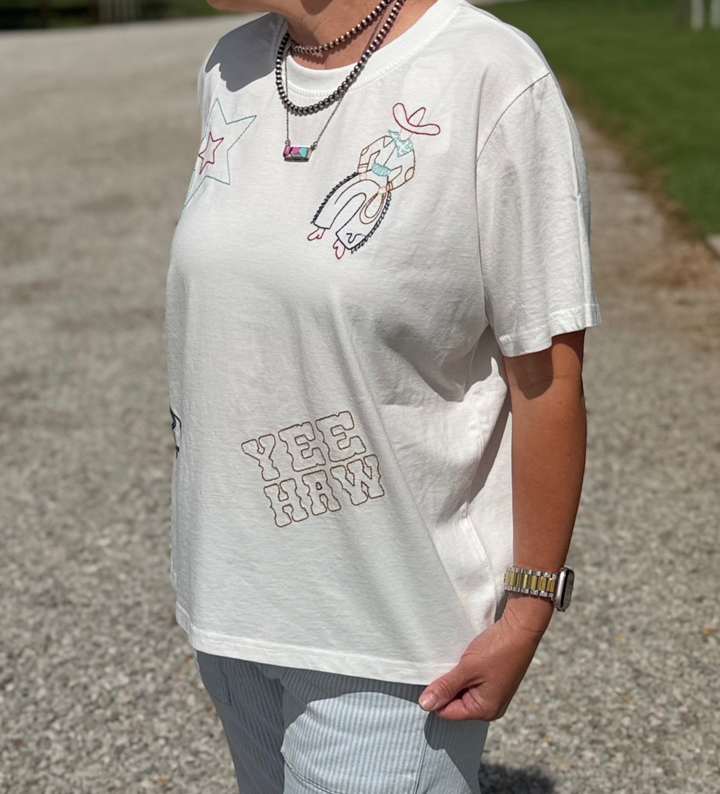 The Yeehaw Star Tee